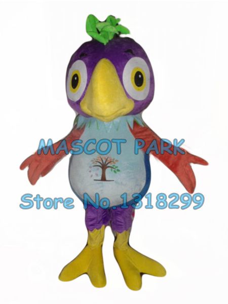 

mascot doll costume purple parrot mascot costume wholesale size cartoon parrot macaw bird theme anime cosply costumes carnival 2828, Red;yellow