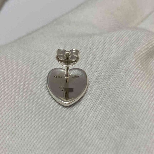 

iter women earrings s925 silver enamel heart pattern men's and women's earrings, Golden