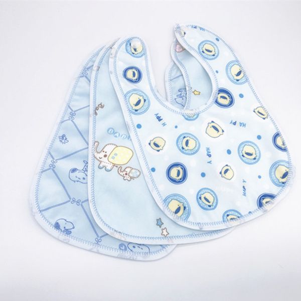

10pc/lot baby bibs bandana waterproof babadores burp saliva towel cartoon boys girls accessories clothing 220402