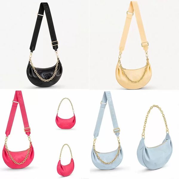 

luxurys designers bags handbag wallet women over the moon hobo bag lady messenger quilted calf leather puffy and functional halfmoon adjusta