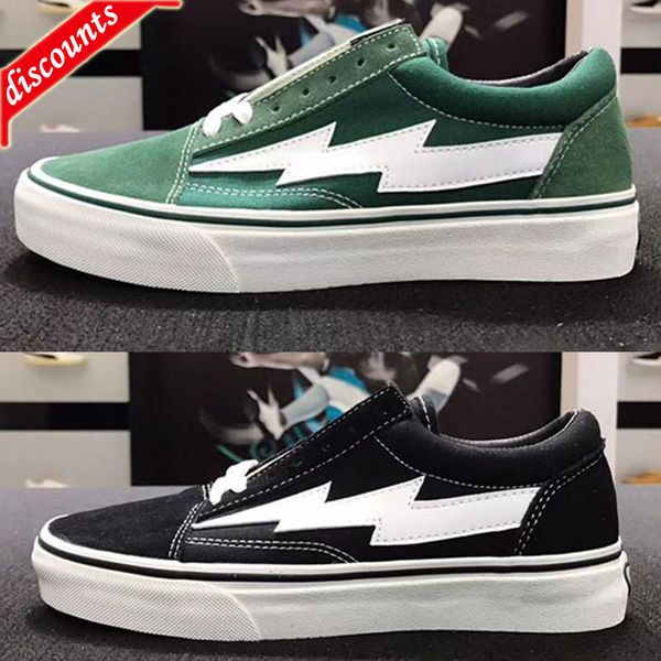 

revenge x storm old skool designer cavnas low cut red blue white black womens men casual shoes 8 colors casual shoes