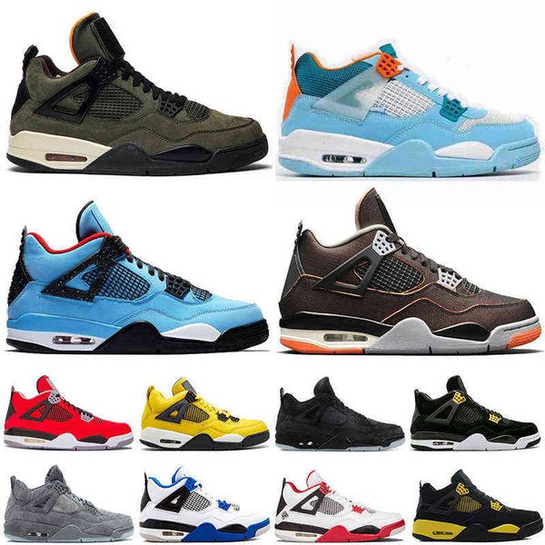 

jumpman 4 4s basketball shoes mens women sneakers university blue ta