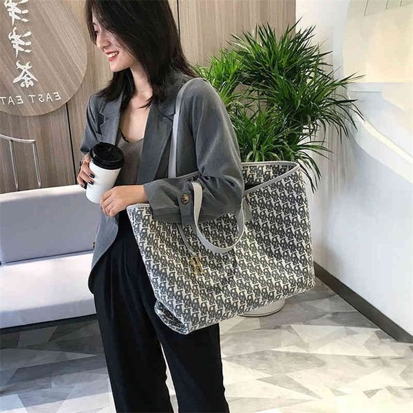 

75% off clearance outlet sale dog tooth female net red fashion capacity canvas single shoulder versatile tote large bag