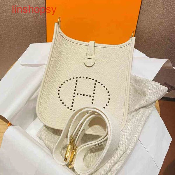 

designer herme bags 2022 new h family evelyn bag mini messenger togo leather fashion versatile b
