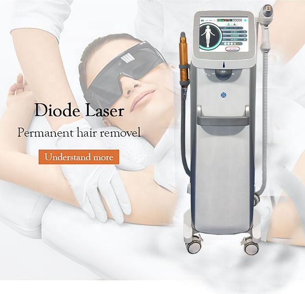 2023 Modelo mais recente 2000 W 808 Laser Diodo LASER755/808/1064nm Depilação Tatuagem 2 em 1 Alta eficiência Seguro Multimodo Cosmetologia Instrumento