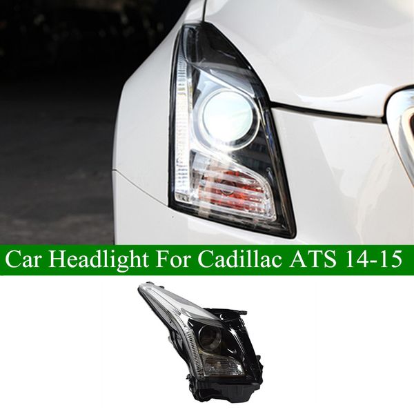 Cadillac ATS LED DAYNAMIC DENCE Sinyal Far Montaj Açısı Göz Projektör lens 2014-2015