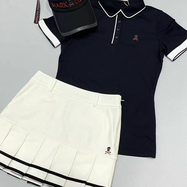 Set di magliette a maniche corte da donna per abbigliamento da golf compatibile con il golf estivo GOLF Quick Dry 220628