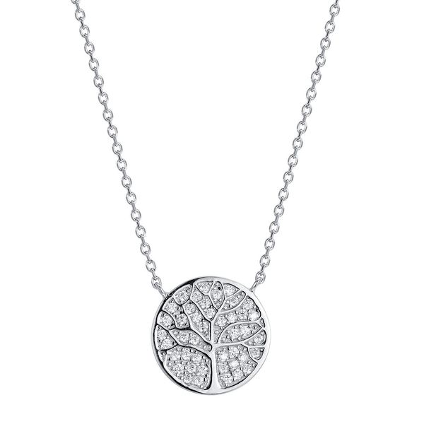 

ladies sterling silver necklace leaf medal shape pendant simple accessories gift must-have