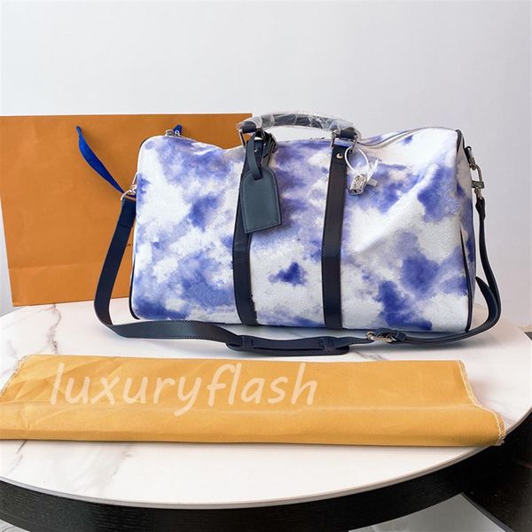 

2021 latest designers travel bag large-capacity luxurys outdoor sports duffel purses mens and womens 45cm high-quality fashion han333b