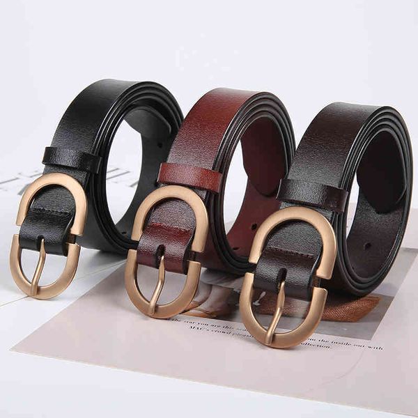 

brass pin buckle genuine leather belt 2.8cm width solid for men custom size for women cow hide material origin place model kpd, Black;brown