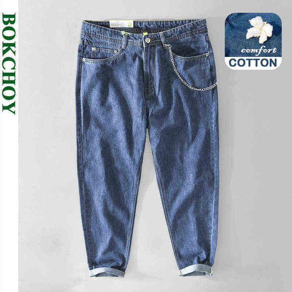 

men jeans 2022 summer new men denim pants cotton made pencil trousers casual jeans ga z365 22 1222, Black