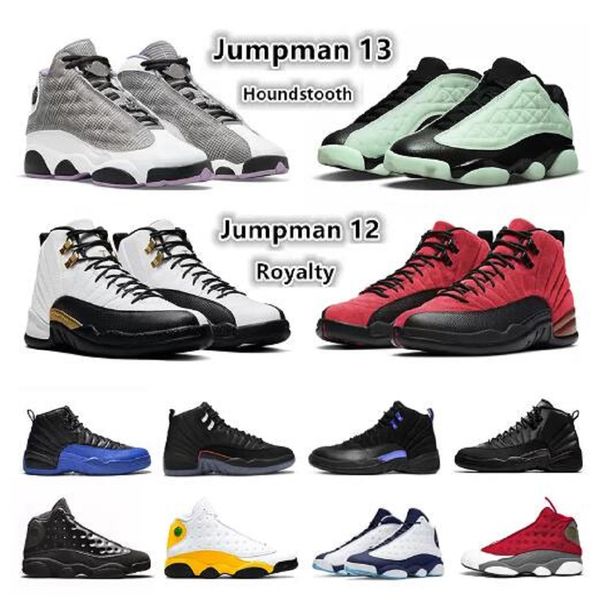 

men women basketball shoes shoe sneaker 13s black hyper royal starfish red flint bred phantom mens trainers athletic sneakers size 5.5-13