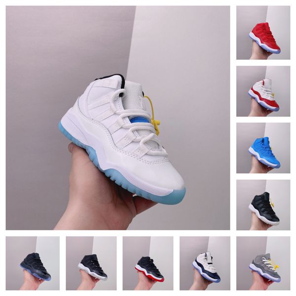 

kids basketball shoes boys girls jordam 11s children running shoes pantone pure violet cool grey concord bred win like 96 baby toddlers yout