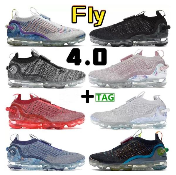 

stone blue fly 4.0 5.0 men running shoes pure platinum light arctic pink team red obsidian oreo summit white black dark grey women sneakers