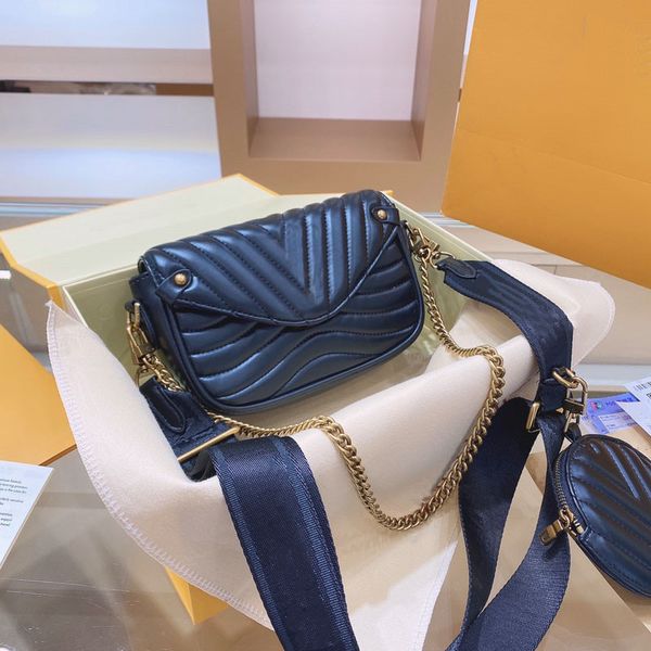 

multi pochette large capacity real leather bag women luxurys designers bags 2022 handbags purses tote 19 handbag flap zhouzhoubao123 1xzp