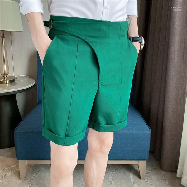 Herren Shorts Männer Sommer Koreanische Mode Business Casual Chino Büro Hosen Kühle Atmungsaktive Kleidung S-3XLMen's Naom22