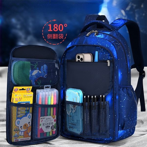 

children school bags boys kids backpack primary orthopedic school backpack girls waterproof schoolbag book bag mochila infantil 220805