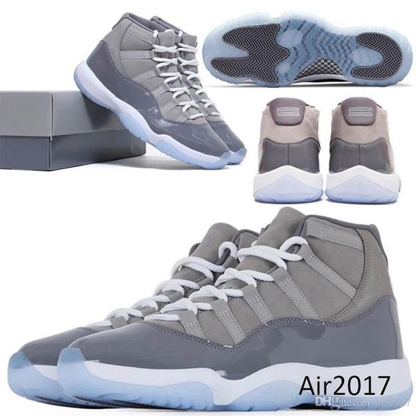 

2022 cool grey 11 11s mens basketball shoes 25th anniversary low legend university blue white bred concord cap and gown men women sneakers t, Black