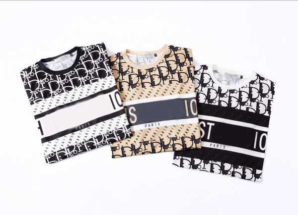 

2022 mens designers t shirt man womens tshirt with letters print short sleeves summer shirts men loose tees asian size m-xxxl#191, White;black