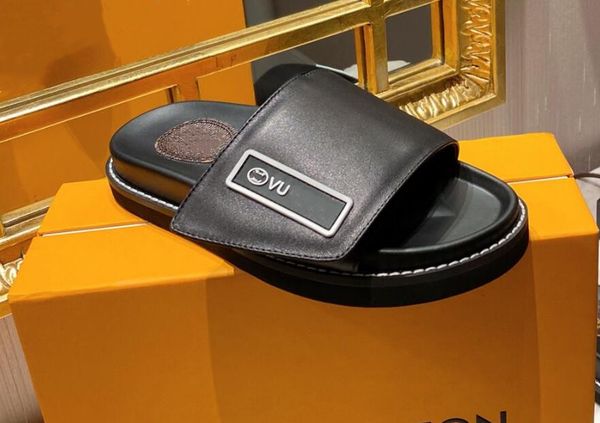 

2021 spring and summer the latest slippers popular is lovers thick soled rise cowhide sponge sandal, Black