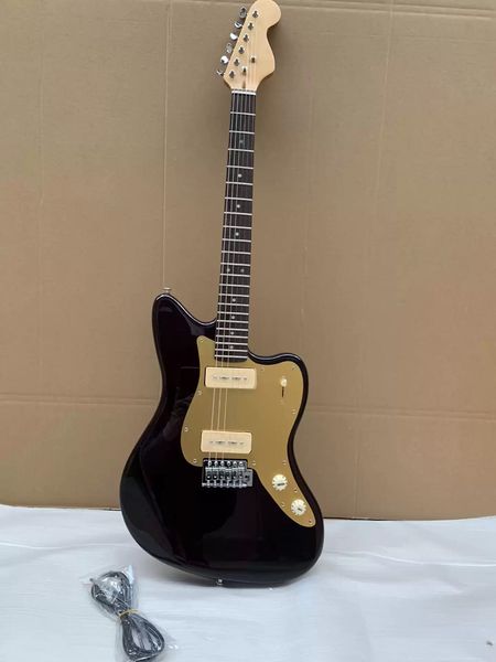 

factory jazz-master electric guitar alder body p90 pickup color black