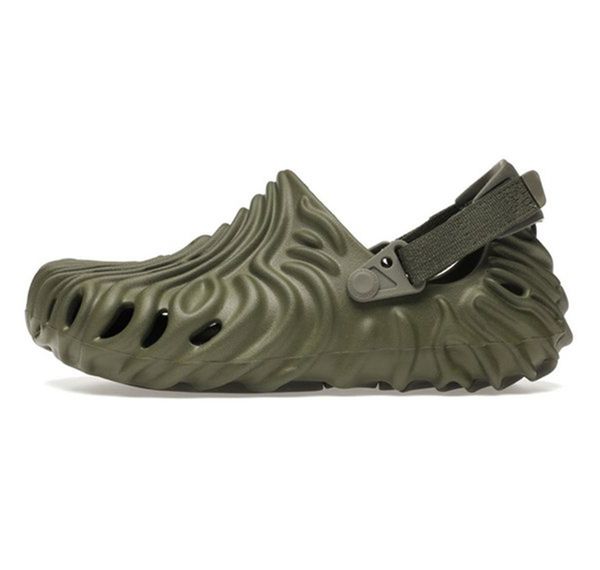 

authentic pollex clog by salehe bembury menemsha croc sandals spackle almost white cucumber stratus crocodile urchin sasquatch slides slippe, Black