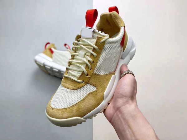 

shoes released tom sachs x craft mars yard 2.0 ts joint limited sneaker natural sport red maple authentic running original, Black