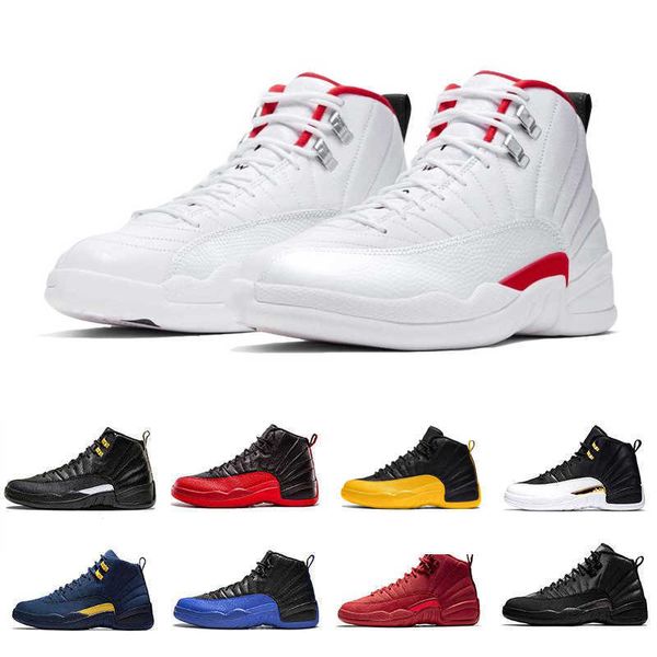 

jumpman 12 twist 12s mens basketball shoes winterized utility university gold game gym red dark concord royalty men outdoor, Black