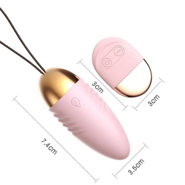Heiße Frau wasserdichtes Vibrator Egg-Punkt Clitoris weibliche persönliche Massagegerät sexy Produkte mit Fernbedienung SY998