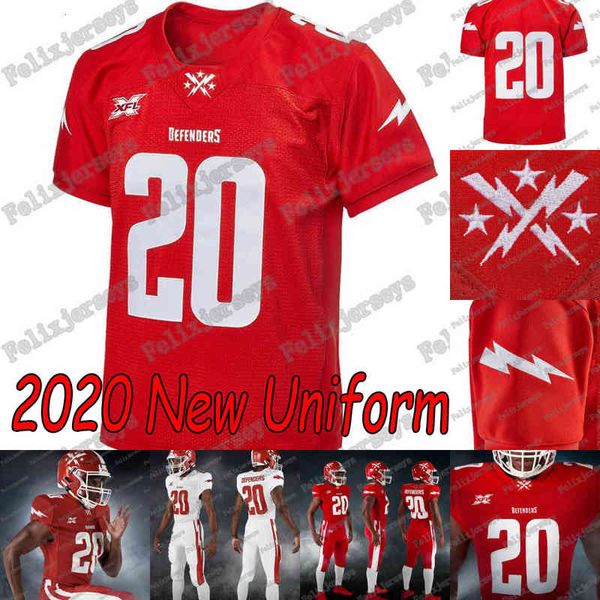

2020 tyree jackson dc defenders xfl football jersey cardale jones jhurell pressley donnel pumphery khalid abdullah john thomas ryan yurachek, Black