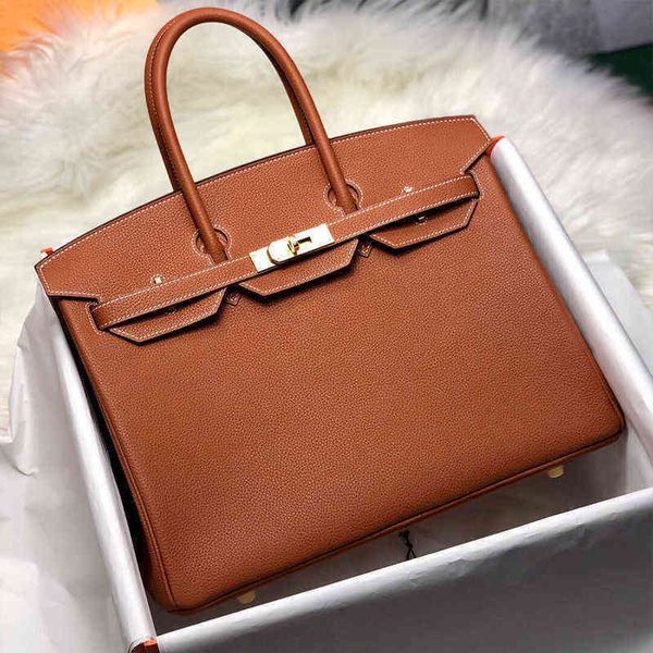 

handbag birkins women's bag 35 30 herme herme picotin 18 22 lychee pattern layer cowhide platinum leather gold brown gold buckle handba