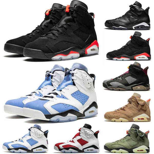 

dmp 6s mens basketball shoes black cat unc electric green british khaki outdoor men sports trainers