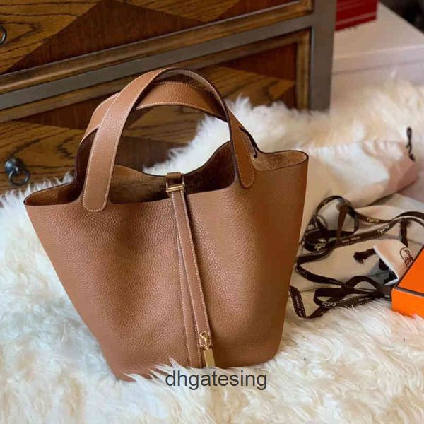

bucket 2022 h picotin herbag bags handbags lock leather designer tote 1xte