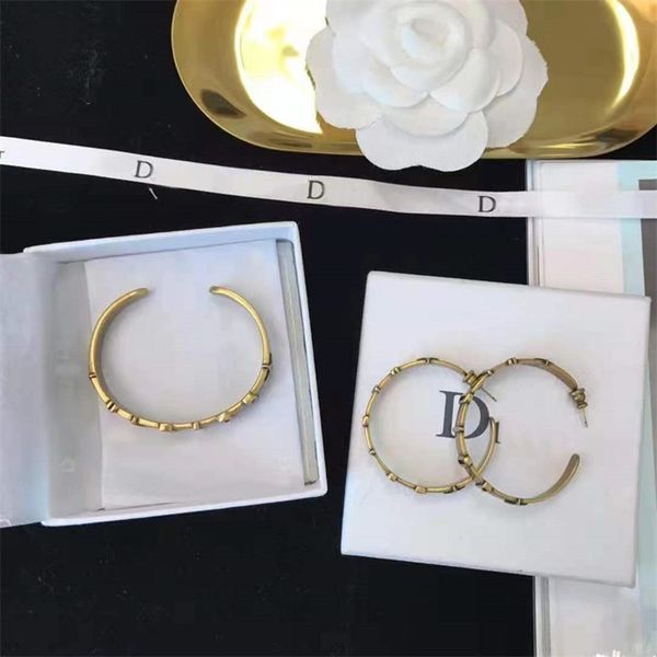 

version letter naked bracelet women's light luxury open bracelet, Black