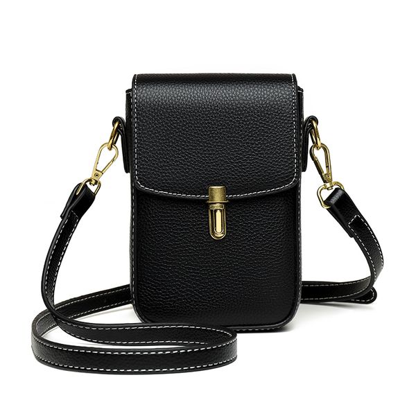 

2022 leather women's bags mini messenger bag women hangbag girls phone bag small shoulder bag