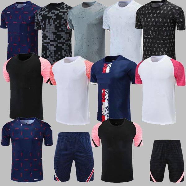 

fans hakimi maillot de foot 22 23soccer jersey 2022 2023 mbappe shirt men kids hommes enfants verratti marquinhos kimpembe fourth sergio ram, Black