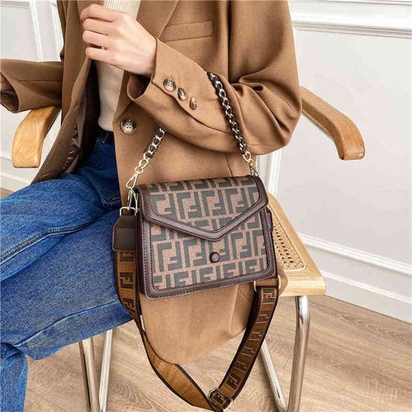

80%2022 new luxury bags bag female hanchao chain small square personalized texture bagwomen's fashion bags