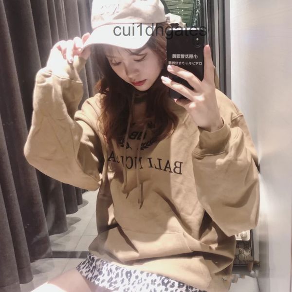 

2022 designer b br coats and hoodies couple's sweater women's spring autumn thin hooded bottomed shirt boyfrie w27h, Black