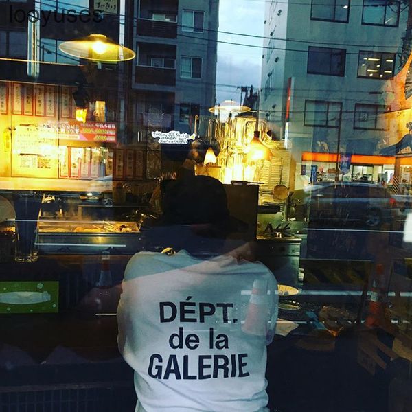 

t shirts fashion fashion depts tshirts shirt galleryes 2022 designer mens t street high letter shirts printed men's loose short sleeve, White;black