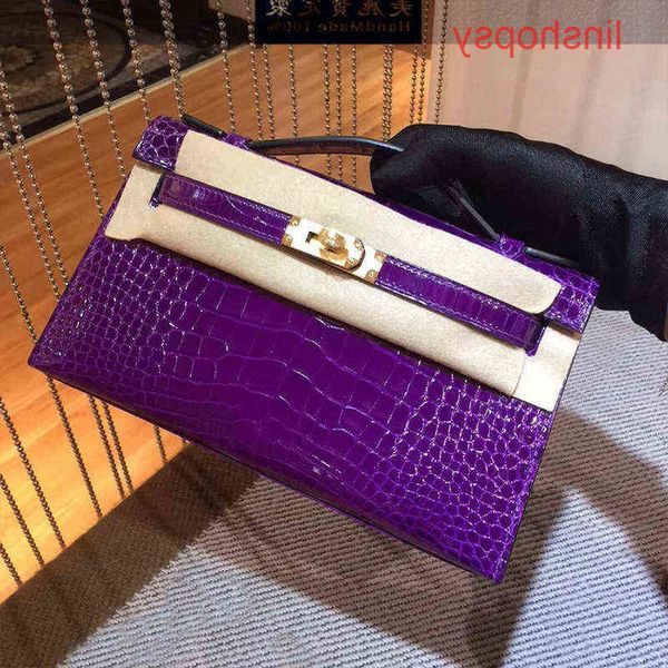

designer herme bags kely bags handmade real crocodile skin mini a generation of female hand s a0ew
