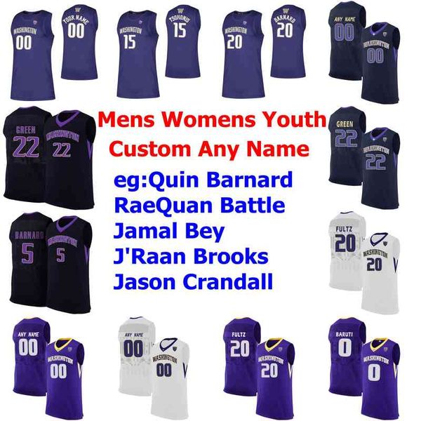 

washington huskies college basketball jerseys hameir wright jersey matisse thybulle jaylen nowell markelle 20 fultz david crisp customized, Black
