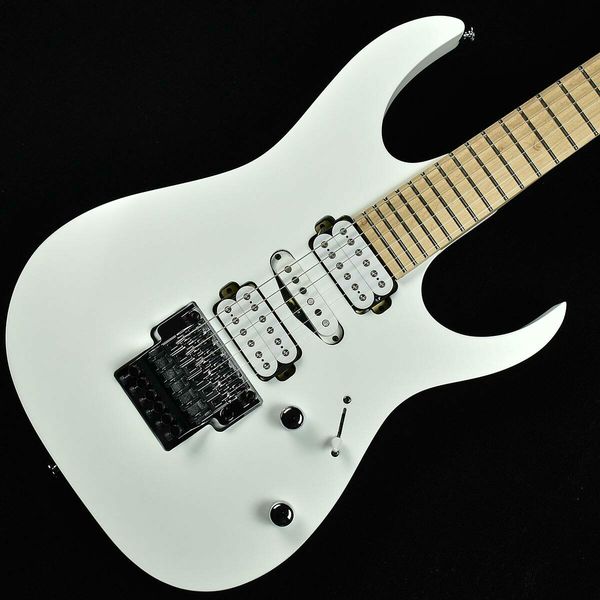 

rg6hshmtr white flat electric guitar