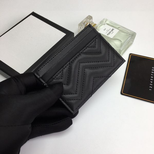 

fashion card holders card slots womens purses with box designer purse double sided credit cards coin mini wallets 7 colors, Brown;gray