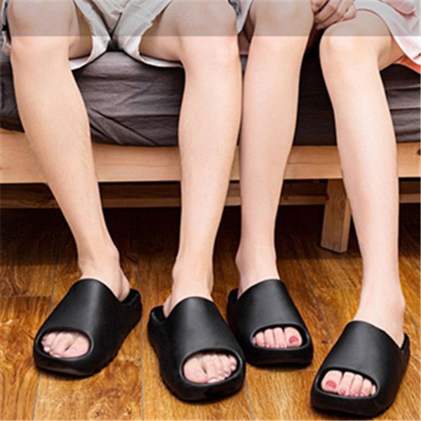 

women slide youth pool slide oran sandal slippers slip on outdoor l waterproof indoor light eva shoes men flat famous designer slides toddle, Black