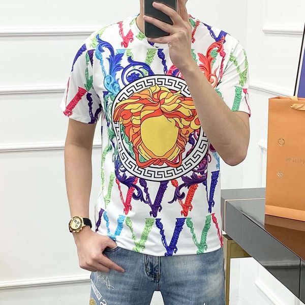 

2022 designer men's t-shirts fashion trends spring and summer t-shirt men and women with the same style couples short sleeves nine styl, White;black