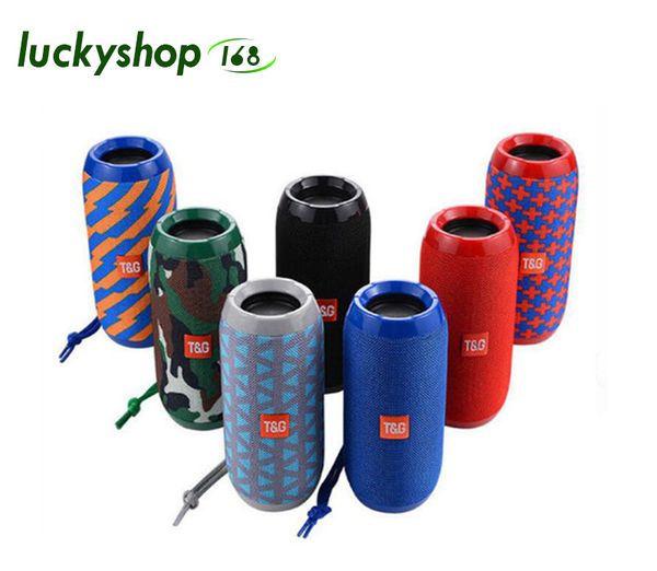 

tg117 portable column speaker waterproof bluetooth speaker outdoor bicycle subwoofer bass wireless boom box loudspeaker fm tf card speakers