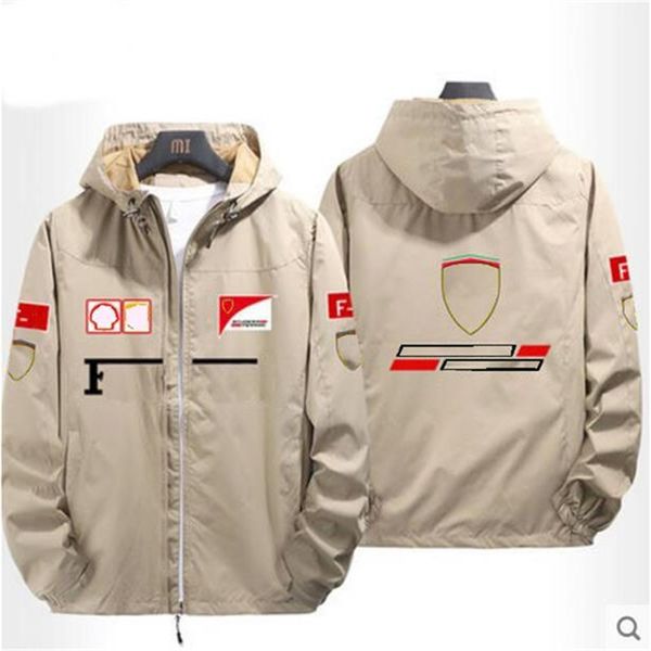 

2022f1 formula one zip hoodie, new sports outdoor jacket, Black