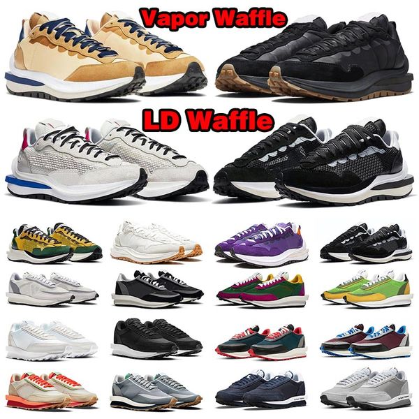 

vaporwaffle running shoes waffle men women ldv waffle pegasus fragment nylon black white gum sesame pine green gusto mens trainers