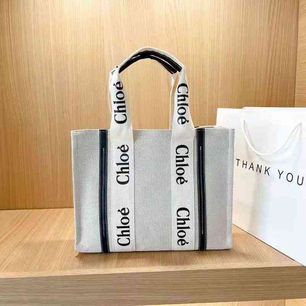 

letter printing canvas shopping bag large capacity japanese tote single shoulder portable women's