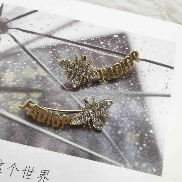 

2022 factory wholesale new di home full diamond simple niche sense earrings advanced ear clip women q1vn, Golden